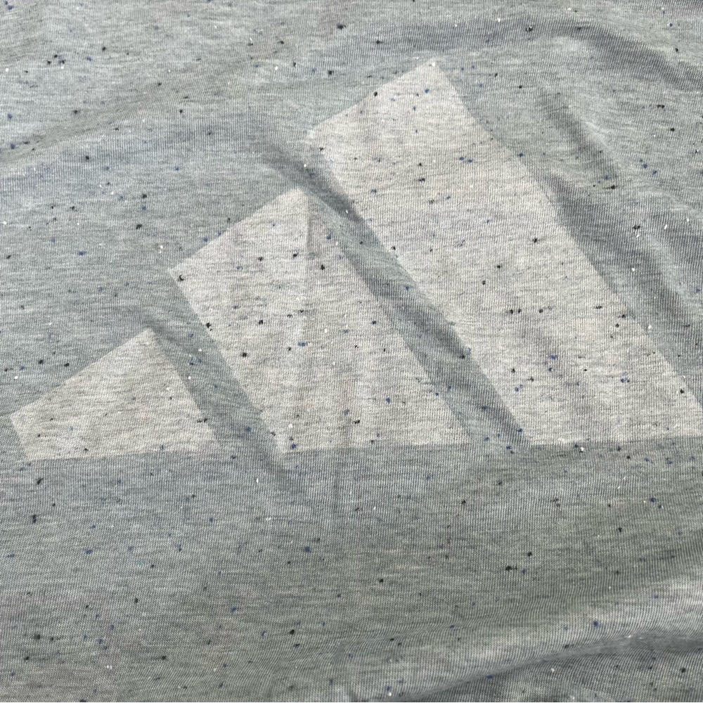 Adidas Women’s Blue T-shirt With Speckled Print - Picture 4 of 4
